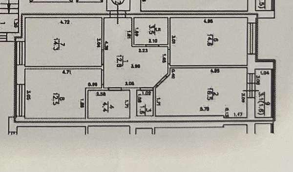 Квартира, 80.2 кв.м.